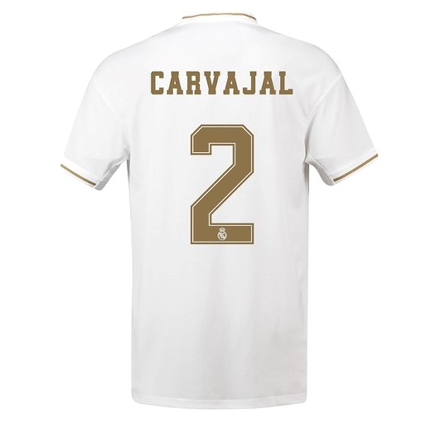 Maillot Football Real Madrid NO.2 Carvajal Domicile 2019-20 Blanc